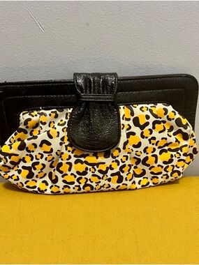 Leopard Print Clutch Bag